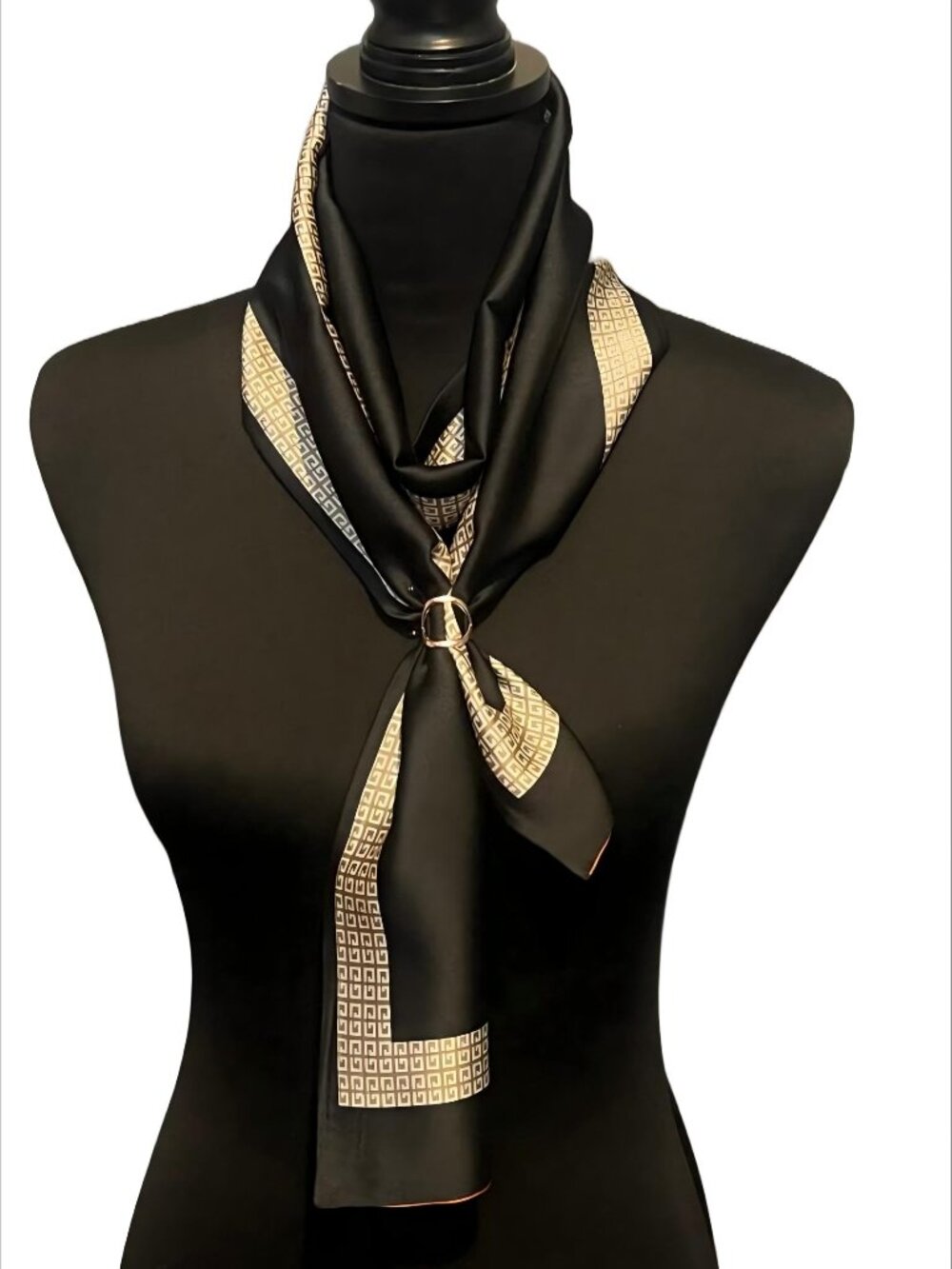 Two In One Geometric Fashion Necktie - Picture 2 of 2